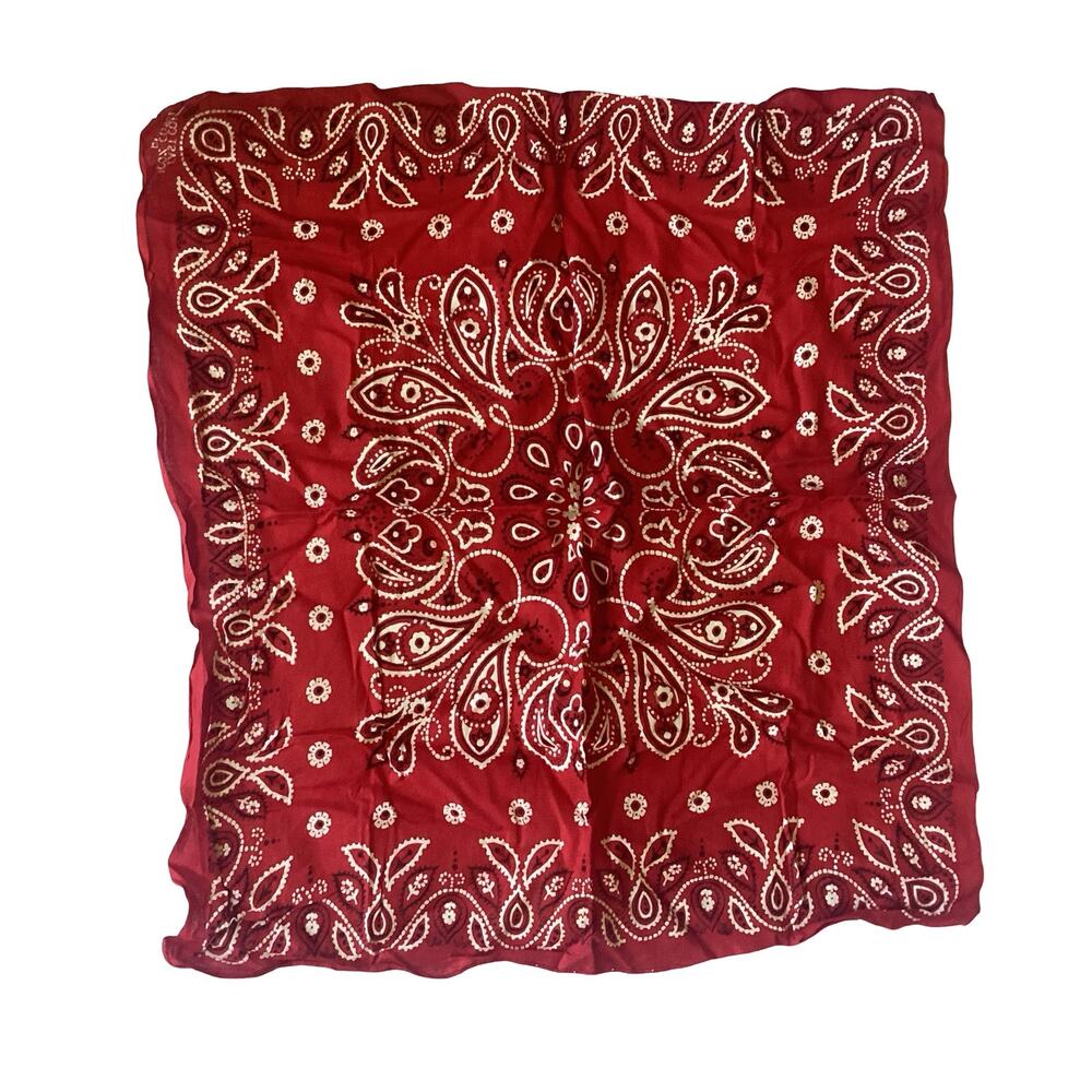 Red Cotton Bandana